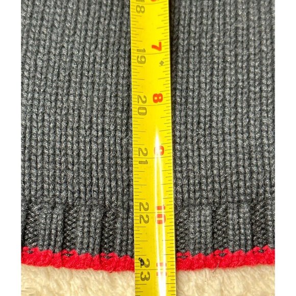 Vtg Woolrich Women Lambs Wool Blend Sweater Sled Ruby Cabin Snow Winter Large - Picture 7 of 7